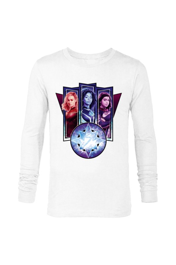 Studios The Marvels Captain Marvel Photon Ms. Marvel - Long Sleeve T-Shirt for Men - Customized-White