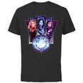 thumbnail image 1 of Marvel Studios The Marvels Captain Marvel Photon Ms. Marvel - Short Sleeve Cotton T-Shirt for Adults - Customized-Black, 1 of 5