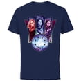 thumbnail image 1 of Marvel Studios The Marvels Captain Marvel Photon Ms. Marvel - Short Sleeve Cotton T-Shirt for Adults - Customized-Navy, 1 of 5