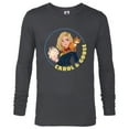 thumbnail image 1 of Marvel Studios The Marvels Captain Marvel Toon Carol & Goose - Long Sleeve T-Shirt for Men - Customized-Charcoal Heather, 1 of 5