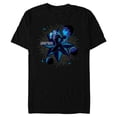 thumbnail image 1 of Marvel Studios The Marvels Captain Marvel and Star Symbol - Short Sleeve Blended T-Shirt for Adults - Customized-Black, 1 of 5