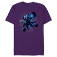 thumbnail image 1 of Marvel Studios The Marvels Captain Marvel and Star Symbol - Short Sleeve Blended T-Shirt for Adults - Customized-Purple, 1 of 5