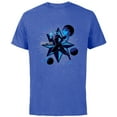 thumbnail image 1 of Marvel Studios The Marvels Captain Marvel and Star Symbol - Short Sleeve Cotton T-Shirt for Adults - Customized-Royal Heather, 1 of 5