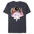 thumbnail image 1 of Marvel Studios The Marvels Carol Monica Kamala Power Icon - Short Sleeve Blended T-Shirt for Adults - Customized-Navy Heather, 1 of 5
