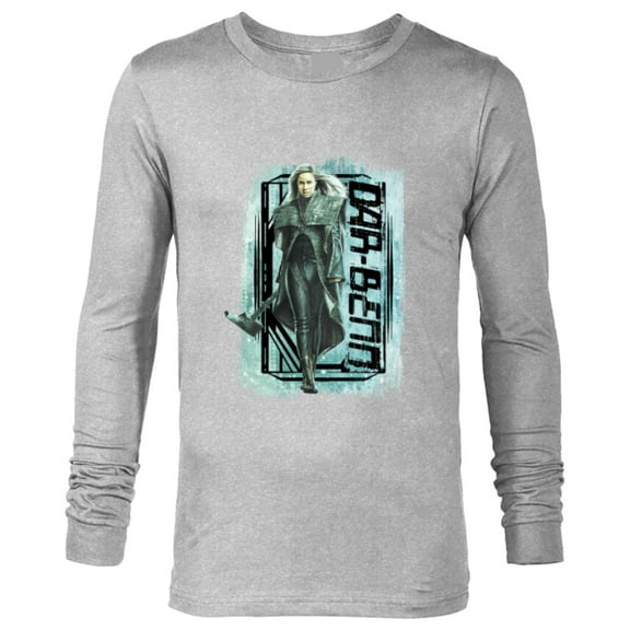 Marvel Studios The Marvels Dar-Benn with Hammer - Long Sleeve T-Shirt for Men - Customized-Athletic Heather