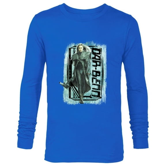 Marvel Studios The Marvels Dar-Benn with Hammer - Long Sleeve T-Shirt for Men - Customized-Navy