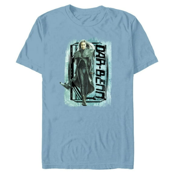 Marvel Studios The Marvels Dar-Benn with Hammer - Short Sleeve Blended T-Shirt for Adults - Customized-Ocean Blue