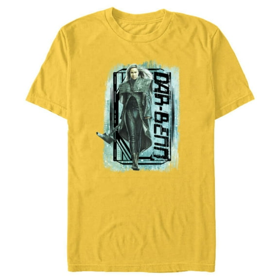 Marvel Studios The Marvels Dar-Benn with Hammer - Short Sleeve Blended T-Shirt for Adults - Customized-Yellow