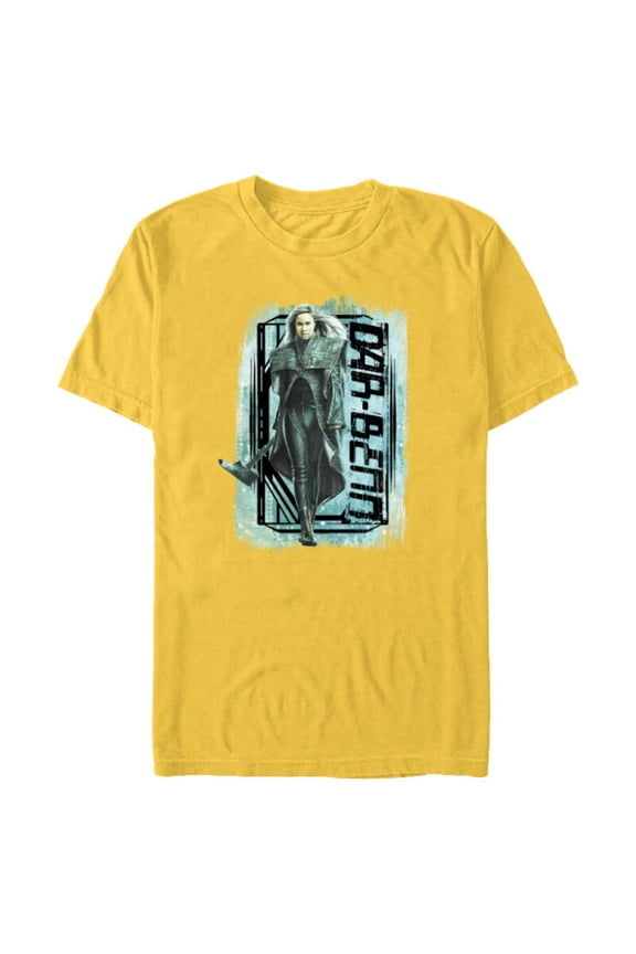 Studios The Marvels Dar-Benn with Hammer - Short Sleeve Blended T-Shirt for Adults - Customized-Yellow