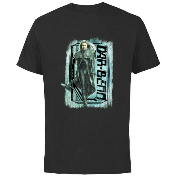Marvel Studios The Marvels Dar-Benn with Hammer - Short Sleeve Cotton T-Shirt for Adults - Customized-Black