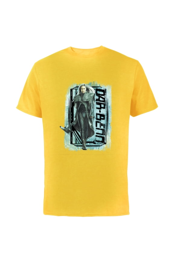 Studios The Marvels Dar-Benn with Hammer - Short Sleeve Cotton T-Shirt for Adults - Customized-Yellow