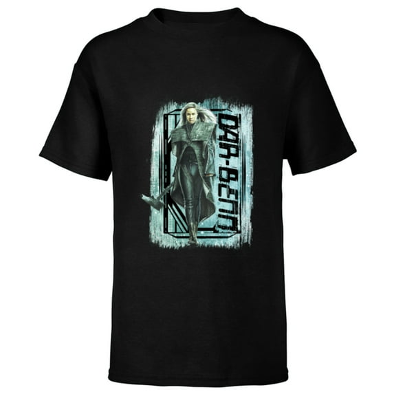Marvel Studios The Marvels Dar-Benn with Hammer - Short Sleeve T-Shirt for Kids - Customized-Black