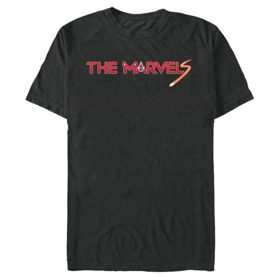 Marvel Studios The Marvels Flerken Goose & Flerkittens Logo - Short Sleeve Blended T-Shirt for Adults - Customized-Dark Heather