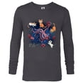thumbnail image 1 of Marvel Studios The Marvels Goose & Flerkittens in Space Cute - Long Sleeve T-Shirt for Men - Customized-Charcoal Heather, 1 of 5