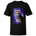 thumbnail image 1 of Marvel Studios The Marvels Goose the Flerken Cat Poster - Short Sleeve T-Shirt for Kids - Customized-Black, 1 of 5