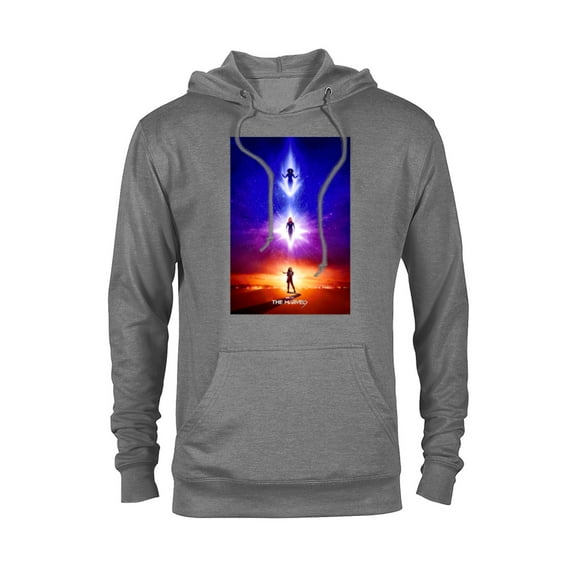Marvel Studios The Marvels Monica Captain Marvel Ms. Marvel - Pullover Hoodie for Adults - Customized-Athletic Heather