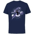 thumbnail image 1 of Marvel Studios The Marvels Ms. Marvel Kamala Khan and Symbol - Short Sleeve Cotton T-Shirt for Adults - Customized-Navy, 1 of 5