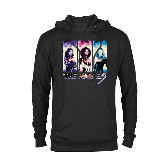 Marvel Studios The Marvels Ms. Marvel Photon Captain Marvel - Pullover Hoodie for Adults - Customized-Black