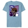 thumbnail image 1 of Marvel Studios The Marvels Nick Fury and Flerkittens Cute - Short Sleeve Blended T-Shirt for Adults - Customized-Ocean Blue, 1 of 5
