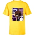 thumbnail image 1 of Marvel Studios The Marvels Nick Fury and Flerkittens Cute - Short Sleeve T-Shirt for Kids - Customized-Yellow, 1 of 5