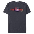 thumbnail image 1 of Marvel Studios The Marvels Official Movie Logo - Short Sleeve Blended T-Shirt for Adults - Customized-Navy Heather, 1 of 5