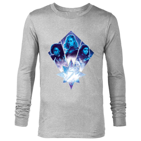 Marvel Studios The Marvels Photon Captain Marvel Ms. Marvel - Long Sleeve T-Shirt for Men - Customized-Athletic Heather