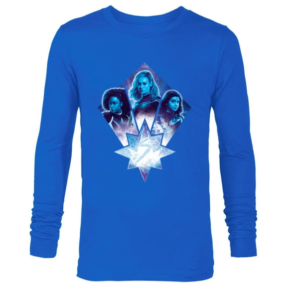 Marvel Studios The Marvels Photon Captain Marvel Ms. Marvel - Long Sleeve T-Shirt for Men - Customized-Navy