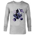 thumbnail image 1 of Marvel Studios The Marvels Photon Monica Rambeau and Symbol - Long Sleeve T-Shirt for Men - Customized-Athletic Heather, 1 of 5