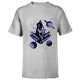 thumbnail image 1 of Marvel Studios The Marvels Photon Monica Rambeau and Symbol - Short Sleeve T-Shirt for Kids - Customized-Athletic Heather, 1 of 5
