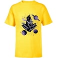 thumbnail image 1 of Marvel Studios The Marvels Photon Monica Rambeau and Symbol - Short Sleeve T-Shirt for Kids - Customized-Yellow, 1 of 5