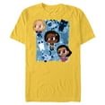 thumbnail image 1 of Marvel Studios The Marvels Super Heroes and Flerkittens Cute - Short Sleeve Blended T-Shirt for Adults - Customized-Yellow, 1 of 5