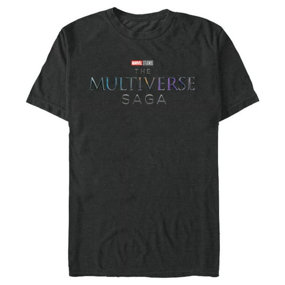 Marvel Studios The Multiverse Saga MCU Logo - Short Sleeve Blended T-Shirt for Adults - Customized-Dark Heather