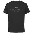 thumbnail image 1 of Marvel Studios The Multiverse Saga MCU Logo - Short Sleeve Cotton T-Shirt for Adults - Customized-Black, 1 of 5