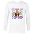 thumbnail image 1 of Marvel Studios Thor: Love and Thunder Dad Bod to God Bod - Long Sleeve T-Shirt for Men - Customized-White, 1 of 5
