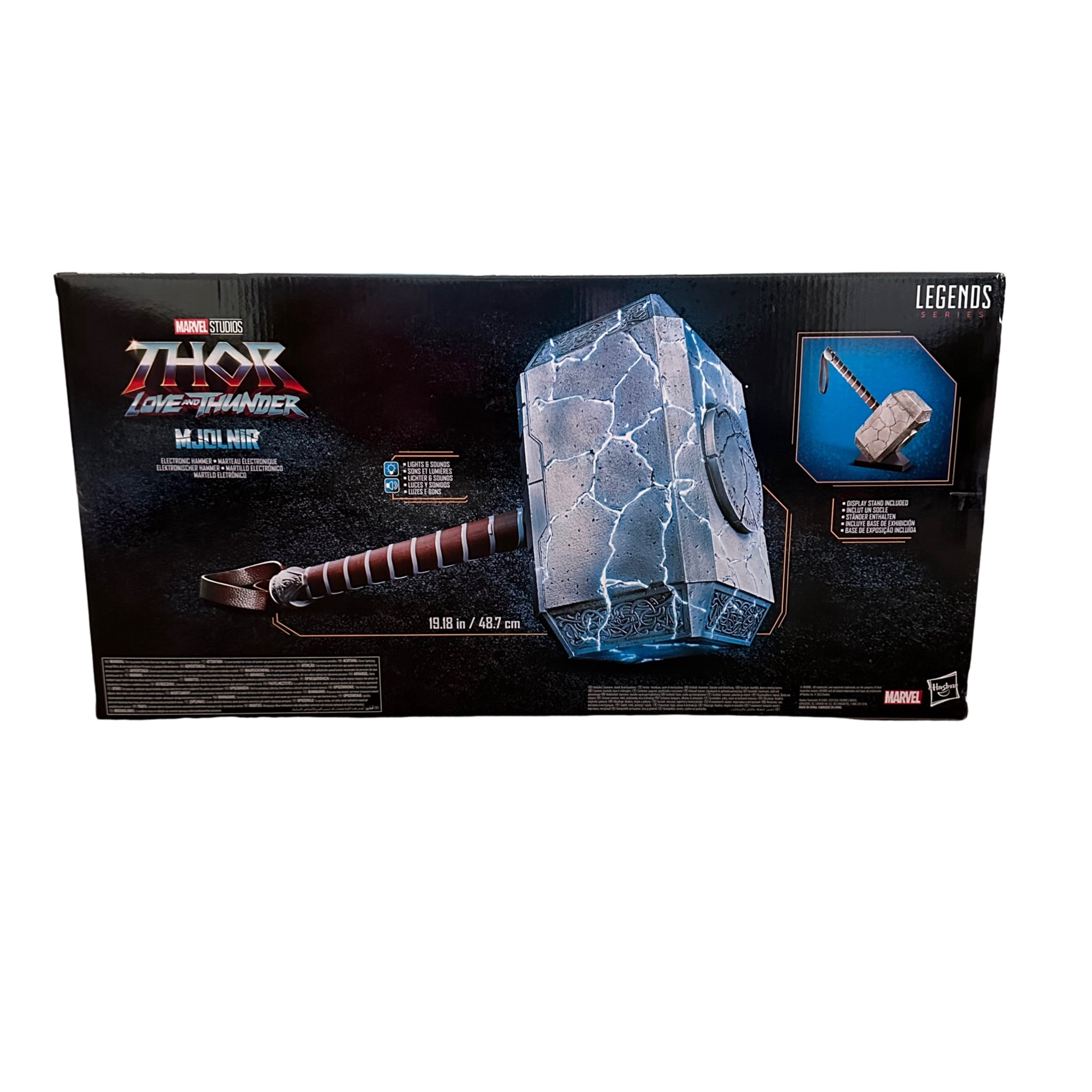 Marvel Studios Thor Love and Thunder Mjolnir Electric Hammer Lights