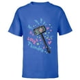 thumbnail image 1 of Marvel Studios Thor: Love and Thunder Mjolnir - Short Sleeve T-Shirt for Kids - Customized-Royal, 1 of 5