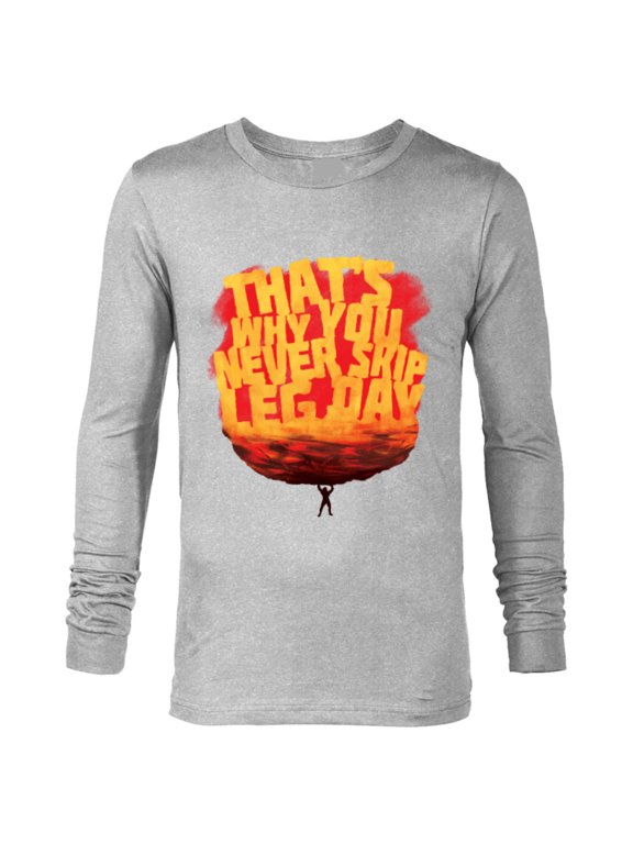 Studios Thor: Love and Thunder Never Skip Leg Day - Long Sleeve T-Shirt for Men - Customized-Athletic Heather