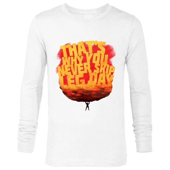 Marvel Studios Thor: Love and Thunder Never Skip Leg Day - Long Sleeve T-Shirt for Men - Customized-White