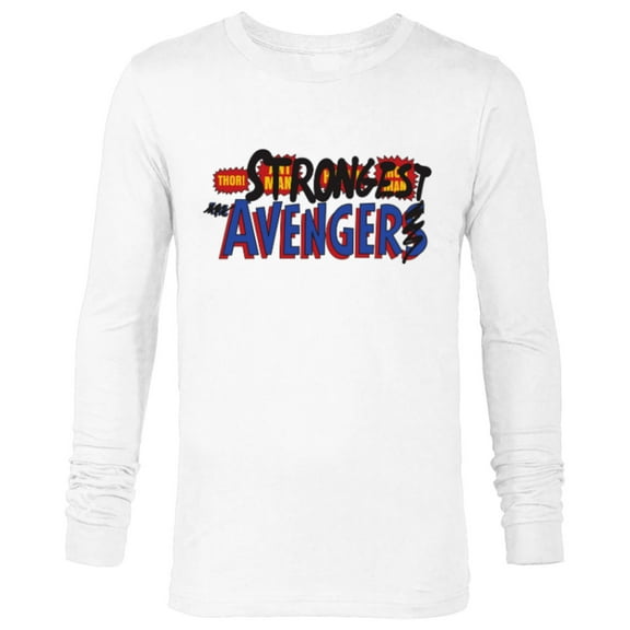 Marvel Studios Thor: Love and Thunder Strongest Avenger - Long Sleeve T-Shirt for Men - Customized-White