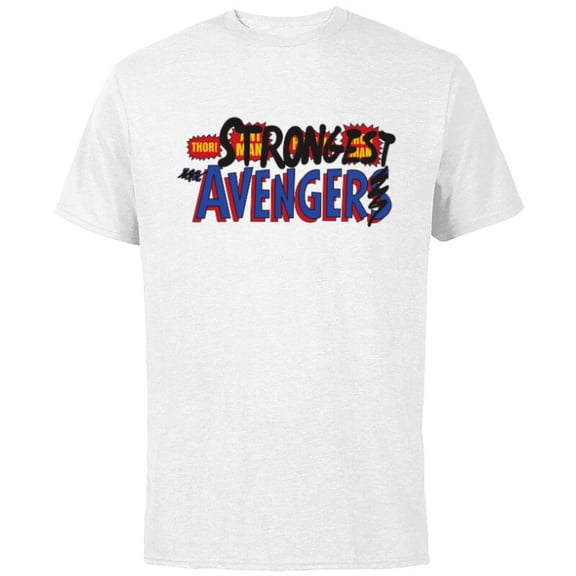 Marvel Studios Thor: Love and Thunder Strongest Avenger - Short Sleeve Cotton T-Shirt for Adults - Customized-White