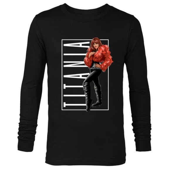 Marvel Studios Titania Pose & Logo She-Hulk Disney+ - Long Sleeve T-Shirt for Men - Customized-Black