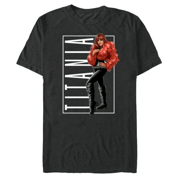 Marvel Studios Titania Pose & Logo She-Hulk Disney+ - Short Sleeve Blended T-Shirt for Adults - Customized-Dark Heather