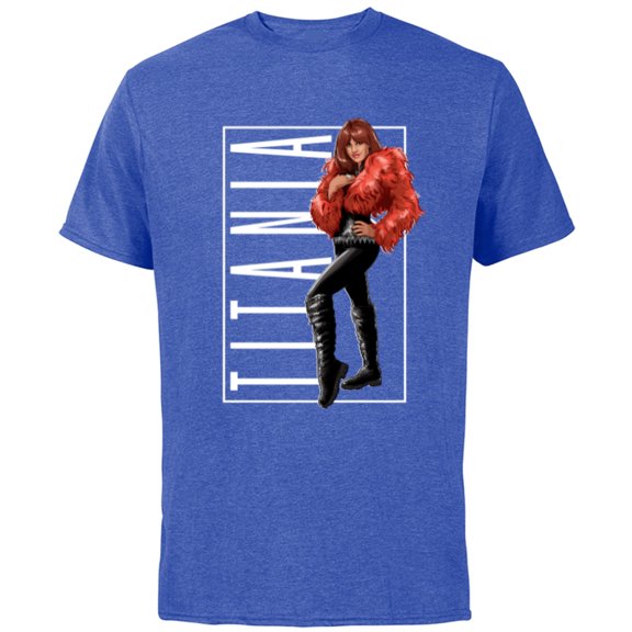 Marvel Studios Titania Pose & Logo She-Hulk Disney+ - Short Sleeve Cotton T-Shirt for Adults - Customized-Royal Heather