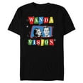 thumbnail image 1 of Marvel Studios WandaVision Logo TV Sitcom Style Disney+ - Short Sleeve Blended T-Shirt for Adults - Customized-Black, 1 of 5