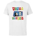 thumbnail image 1 of Marvel Studios WandaVision Logo TV Sitcom Style Disney+ - Short Sleeve Cotton T-Shirt for Adults - Customized-White, 1 of 5