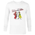 thumbnail image 1 of Marvel Studios WandaVision Logo Toon 1950s to 1990s Disney+ - Long Sleeve T-Shirt for Men - Customized-White, 1 of 5