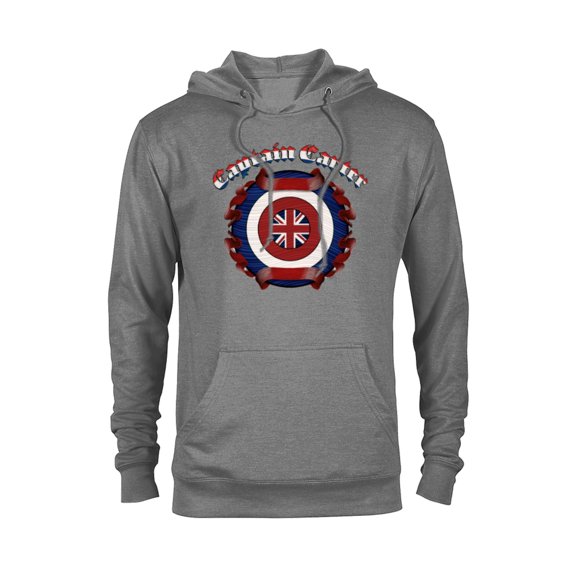 Marvel Studios What If...? Captain Carter Shield Vintage Art - Pullover Hoodie for Adults - Customized-Athletic Heather