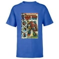 thumbnail image 1 of Marvel Studios What If...? Sakaarian Iron Man & Gamora Comic - Short Sleeve T-Shirt for Kids - Customized-Royal, 1 of 5