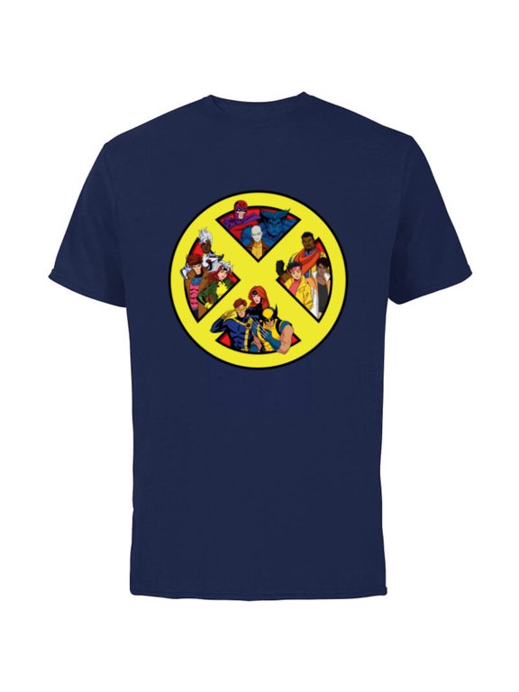 Studios X-Men ’97 Animated Series Team X-Logo Symbol - Short Sleeve Cotton T-Shirt for Adults - Customized-Navy