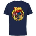 thumbnail image 1 of Marvel Studios X-Men ’97 Animated Series Team and Title Logo - Short Sleeve Cotton T-Shirt for Adults - Customized-Navy, 1 of 5